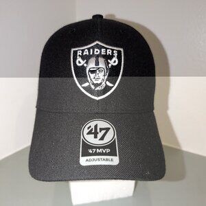 *NWT* Las Vegas Raiders Black '47 MVP One Size Fits All Cap